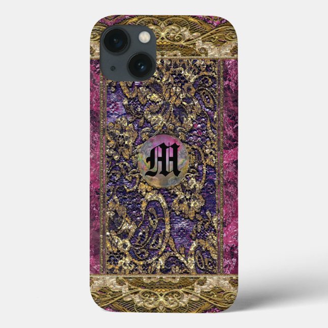 Coques Case-Mate iPhone Anselme Kean Victorian Monogram Tough (Verso)