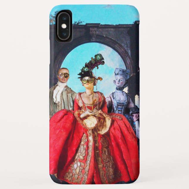 COQUES Case-Mate iPhone ANTIQUE ITALIENNE PUPPETS ET MASQUES MASQUERADE PA (Dos)