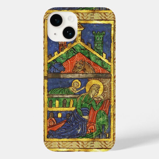 COQUES Case-Mate iPhone ANTIQUE NATIVITÉ CHRISTMAS PARCHEMENT (Verso)