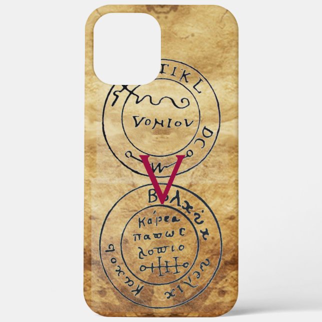 COQUES Case-Mate iPhone ANTIQUE TALISMAN / PIRATES PARCHEMENT CARTES DE TR (Verso)