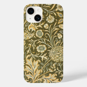 Coque Pour iPhone 14 Antique Victorienne William Morris Fleurs du Jardi