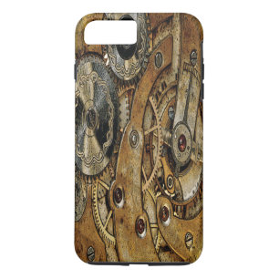 Coque iPhone 7 Plus Antiquité Cuivre Steampunk