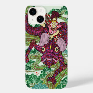 Coque Pour iPhone 14 Aokimono. Chameleon カ レ オ