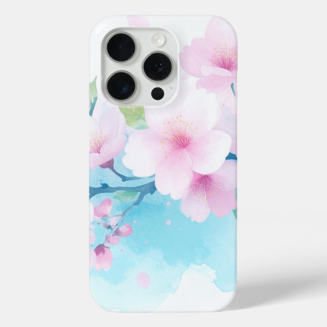 Coques Case-Mate iPhone apanese Cherry Blossom iPhone Case (Verso)