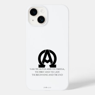 Coque Pour iPhone 14 Apocalypse 22:13 : l'Alpha et l'Oméga