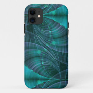 Etui iPhone Case-Mate Apophyse Fractal Art I - bleu