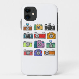 Case-Mate iPhone Case appareil photo dessiné à la main vieux