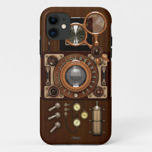 Coques Pour iPhone Appareil-photo vintage de Steampunk TLR