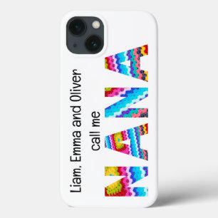 Case-Mate iPhone Case Appelez-Moi Nana Crochet Lettres Noms Enfants