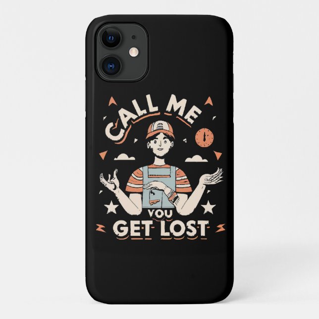 Coques Case-Mate iPhone appelez-moi si vous vous perdez (Dos)