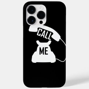 Coques Pour iPhone Appelez-moi téléphone Vintage noir et blanc