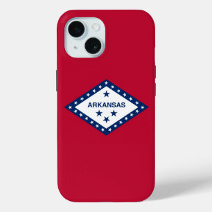 Coque Pour iPhone 15 Apple iPhone 15 Coque-Mate avec drapeau Arkansas