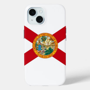 Coque Pour iPhone 15 Apple iPhone 15 Coque-Mate avec drapeau de Floride