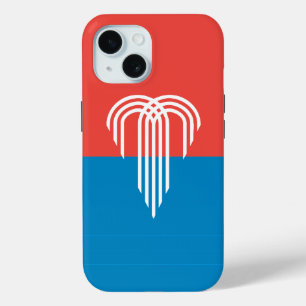 Coque Pour iPhone 15 Apple iPhone 15 Coque-Mate avec drapeau de Kansas