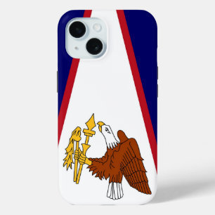 Coque Pour iPhone 15 Apple iPhone 15 Coque-Mate avec drapeau Samoa amér