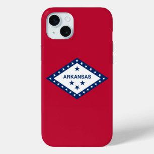 Coque iPhone 15 Mini Apple iPhone 15 Plus Coque-Mate, drapeau Akansas