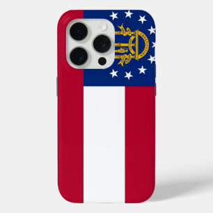 Coque iPhone 15 Pro Apple iPhone 15 Pro Coque-Mate, drapeau de Géorgie
