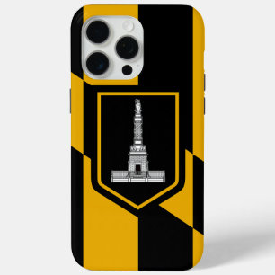 Coque iPhone 15 Pro Max Apple iPhone 15 Pro Max Coque, drapeau Baltimore
