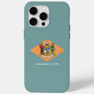 Coque iPhone 15 Pro Max Apple iPhone 15 Pro Max Coque, drapeau Delaware