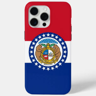 Coque iPhone 15 Pro Max Apple iPhone 15 Pro Max Coque, drapeau Missouri