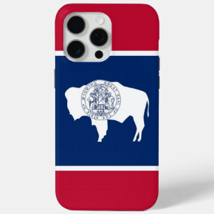 Coque iPhone 15 Pro Max Apple iPhone 15 Pro Max, drapeau du Wyoming