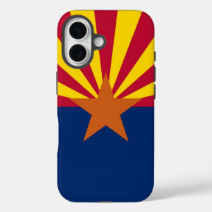Coque Pour iPhone 16 Apple iPhone 16 Coque-Mate avec drapeau Arizona