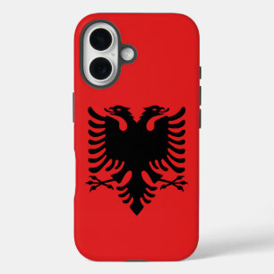 Coque Pour iPhone 16 Apple iPhone 16 Coque-Mate avec drapeau d'Albanie