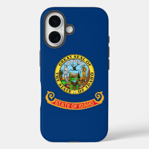 Coque Pour iPhone 16 Apple iPhone 16 Coque-Mate avec drapeau Idaho