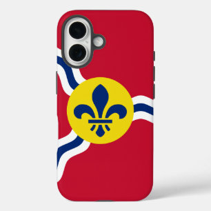 Coque Pour iPhone 16 Apple iPhone 16 Coque-Mate avec drapeau Saint-Loui