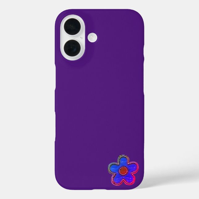 Coques Case-Mate iPhone Apple iphone 16 fleur design (Verso)
