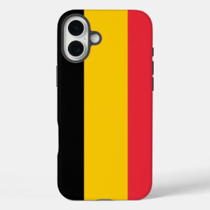 Coques iPhone 16 Plus Apple iPhone 16 Plus Mate, drapeau de la Belgique