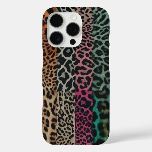 Coques Case-Mate iPhone Apple iPhone 16 Pro Back Cover - Animaux dynamique (Verso)