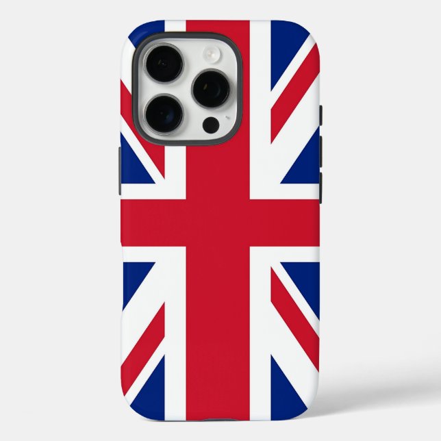 Coques Case-Mate iPhone Apple iPhone 16 Pro Case-Mate, United Kingdom flag (Verso)