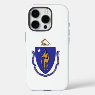 Coques iPhone 16 Pro Apple iPhone 16 Pro Coque-Mate, drapeau du Massach
