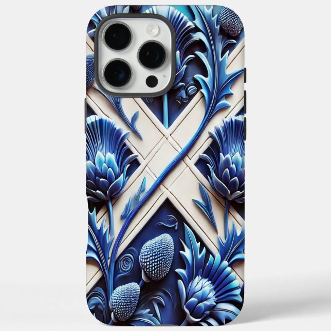 Coques Case-Mate iPhone Apple iPhone 16 Pro Max Case, Scottish Thistles (Verso)