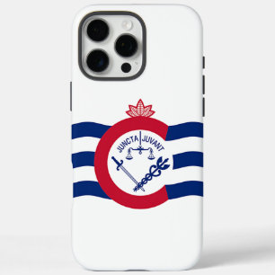 Coques iPhone 16 Pro Max Apple iPhone 16 Pro Max Coque, drapeau Cincinnati