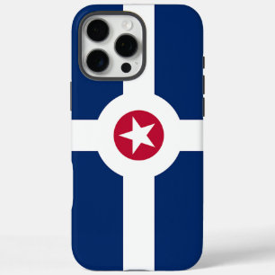 Coques iPhone 16 Pro Max Apple iPhone 16 Pro Max Coque, drapeau d'Indianapo