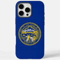 Apple iPhone 16 Pro Max Coque, drapeau Nebraska