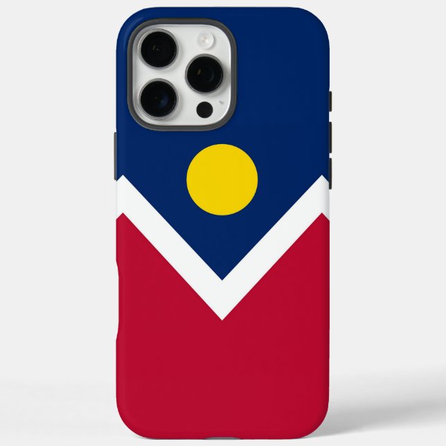 Coques Case-Mate iPhone Apple iPhone 16 Pro Max Coque, indicateur Denver (Verso)