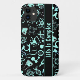 Case-Mate iPhone Case aqua bleu moderne biochimie vie complexe
