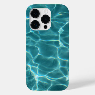 Coque Pour iPhone 14 Pro Aqua Green Pool Photo