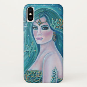 Case-Mate iPhone Case Aquamarine mermaid art par Renee Lavoie