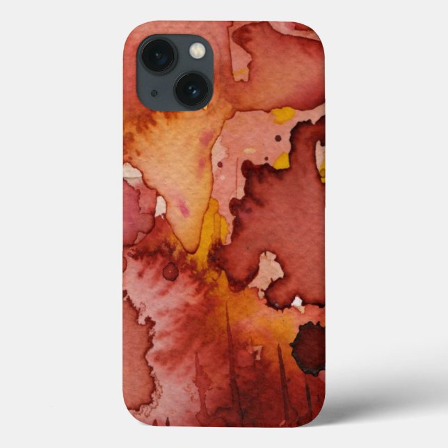 Coques Case-Mate iPhone aquarelle 3 d'arrière - plan (Verso)