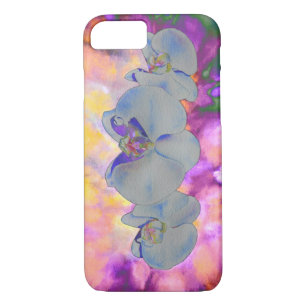 Coques Pour iPhone Aquarelle Abstraite orchidées tropicales