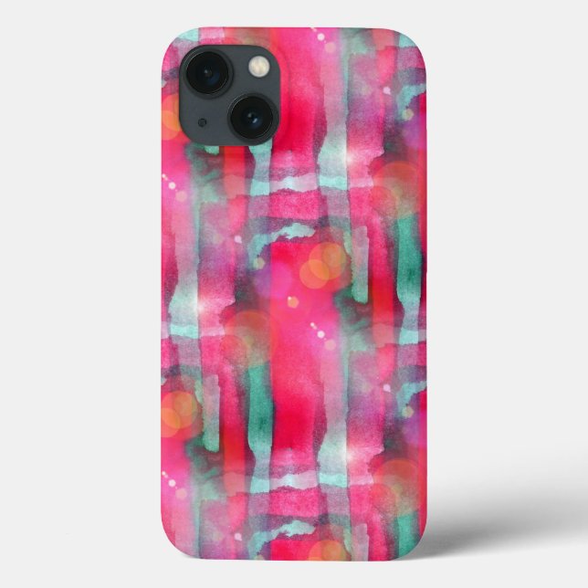 Coques Case-Mate iPhone Aquarelle abstraite peinte (Verso)