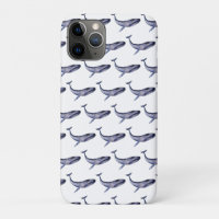 Aquarelle Baleine bleue