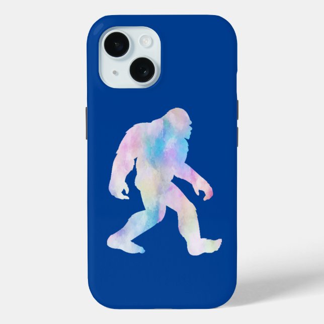 Coques Case-Mate iPhone Aquarelle Bigfoot (Verso)