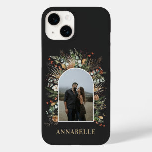 Coque Pour iPhone 14 Aquarelle botanique moderne feuillage arche photo 