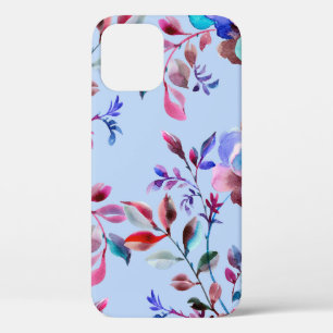 Case-Mate iPhone Case Aquarelle botanique sans couture motif. Main dessi