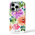 Aquarelle brillante peinte à la main Floral